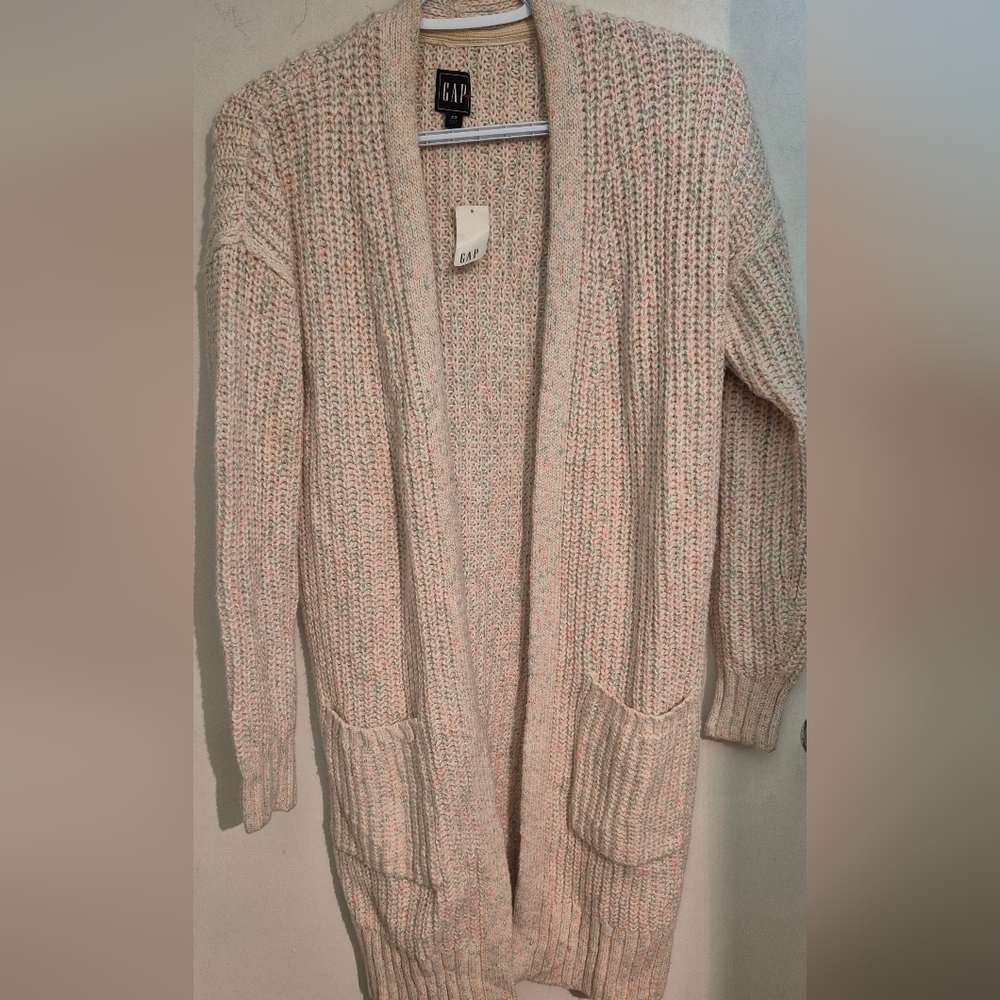 GAP  Cream Confetti Cardigan Sweater SZ.XS NWT